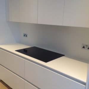 Glacier white countertop