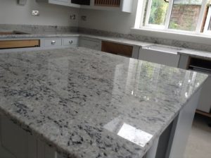 Granite kitchen worktop