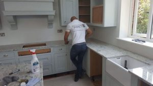 Granite worktop fitting by countertop impact
